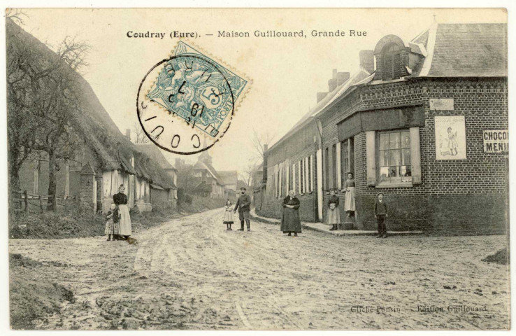 Coudray. Maison Guillouard, Grande Rue.