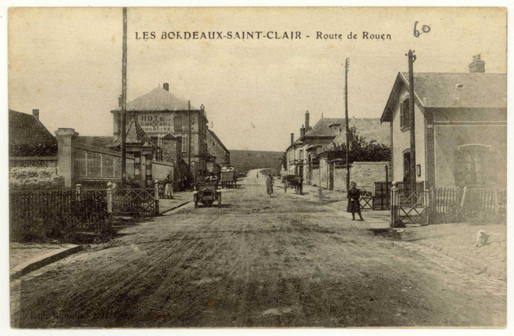 Château-sur-Epte. Route de Rouen.