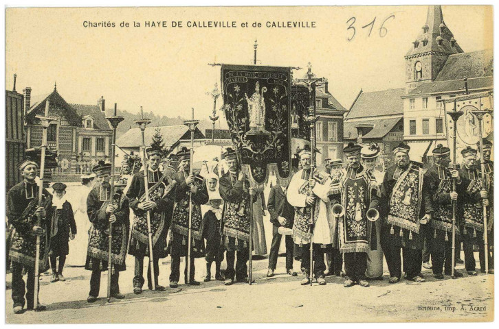 Haye-de-Calleville (La). Charités de la Haye de Calleville et de Calleville.