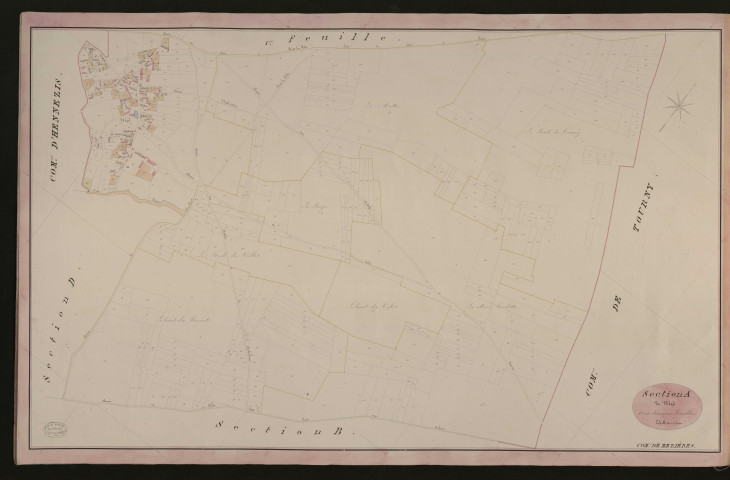 Mézières-en-Vexin. Section A _ de Nézé _ 2e et dernière Feuille