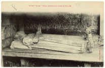 Alizay. Statue tombale d'une dame de Rouville.