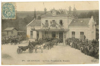 Andelys (Les). La Gare. Réception du Ministre.