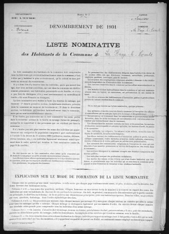 HAYE_LE_COMTE(LA) 1931