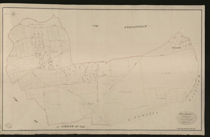 Fatouville. Section C _ de la Terrerie _ 1re de 2 Feuilles