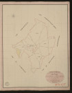 Houville-en-Vexin. Tableau d'assemblage du Plan Parcellaire de la Commune d'Houville. _ Canton de Fleury-sur-Andelle - Andelys - Eure. _ Terminé sur le terrain le 24 décembre 1835, sous l'administration de M. A. Passy, Préfet - M. Delaplace, Maire et sous la direction de M. Marel, Directeur des Contributions directes. _ M. Le Fébure, Géomètre en Chef. _ Par M. Charpentier, Géomètre de 1re classe