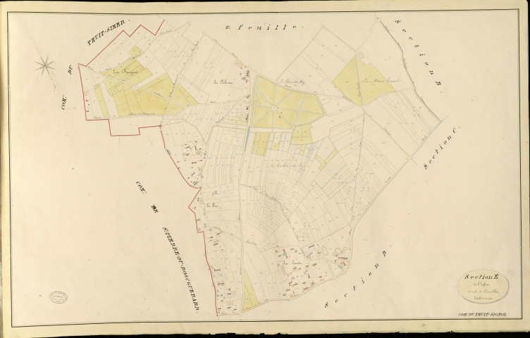 Thuit-Signol (Le). Section E _ de l'Eglise _ 1re de 2 Feuilles
