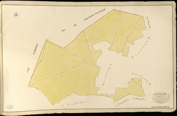 Baux-de-Breteuil (Les). Section H _ du Hamelet _ 4e et dernière Feuille