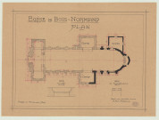 Bois-Normand _"Eglise de Bois-Normand. Plan".