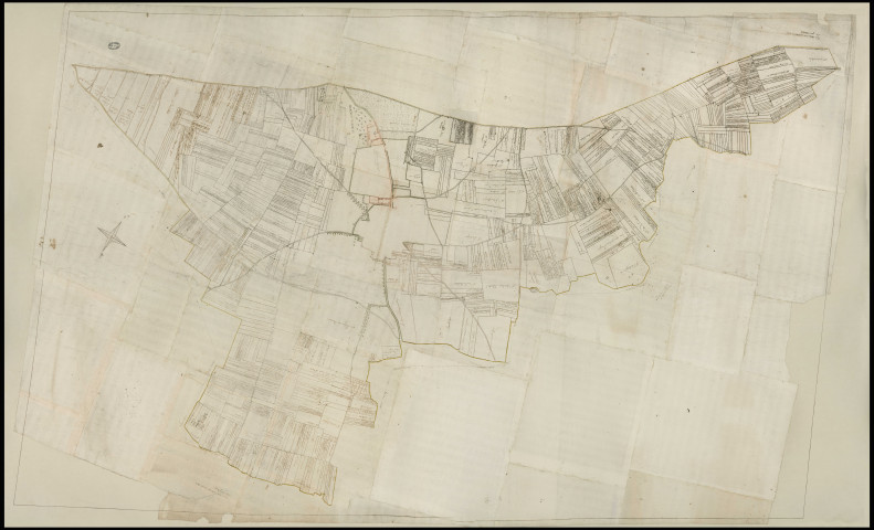 Sainte-Geneviève-Lès-Gasny - Minutes de plans parcellaires. *