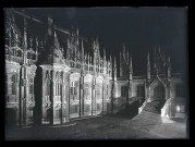 Cour intérieure du palais de justice de Rouen (Seine-Maritime).