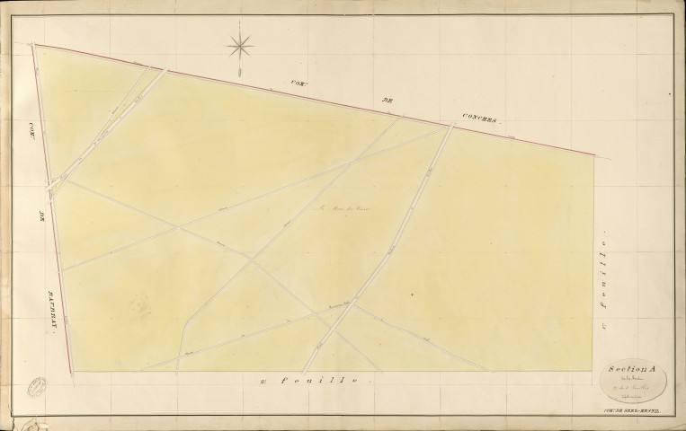 Seez-Mesnil. Section A _ de la Forêt _ 2e de 4 Feuilles