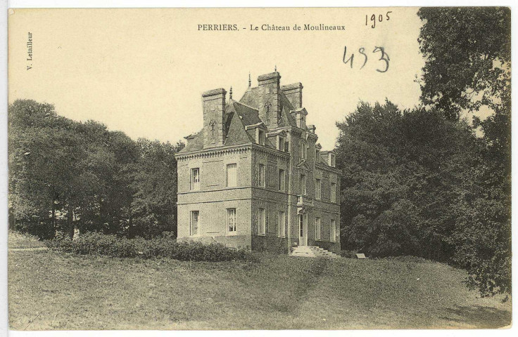 Perriers-sur-Andelle. Le Château de Moulineaux.