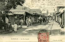 KAIROUAN. - La Rue Saussier