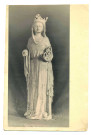 Statuette de Sainte-Catherine dans l'église Saint-Jean Baptiste de Bézu-la-Forêt (Eure, France)