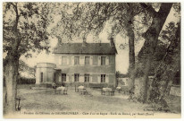 Bueil. Pension du Château de Gagneauville-Cure d'air et repos-Forêt de Bréval, par Bueil.