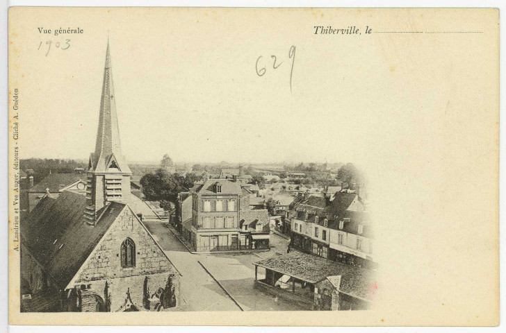 Thiberville. Vue générale.