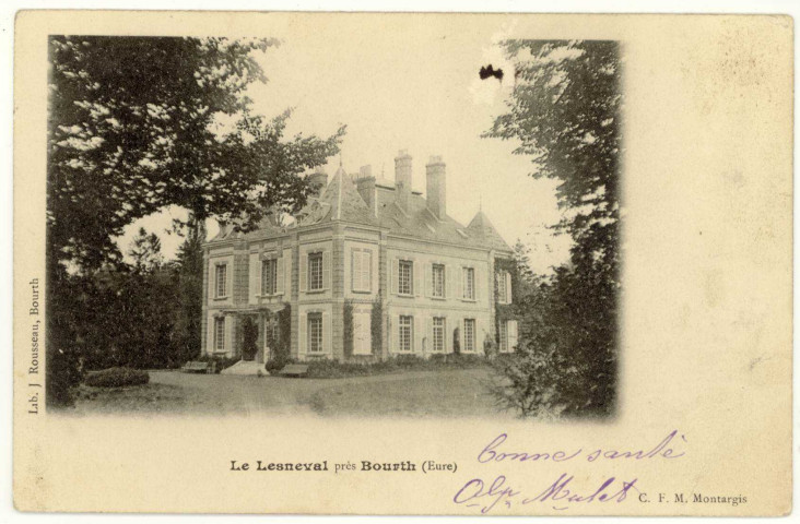 Chéronvilliers. Le Lesneval près Bourth.