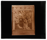 Couvent de la Verna à Chiusi della Verna (Italie), bas-relief peint représentant la Nativité.