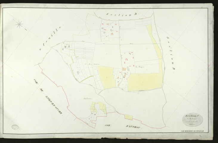 Freneuse-sur-Risle. Section C _ de Charlemont _ 1re de 2 Feuilles