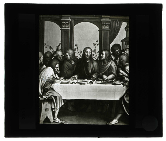 Musée de Bâle (Suisse), tableau de Holbein « la Cène ».