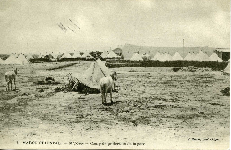 M'Çoun - Camp de protection de la gare