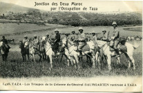 TAZA - Les Troupes de la Colonne du Général BAUGMARTEN rentrant à TAZA