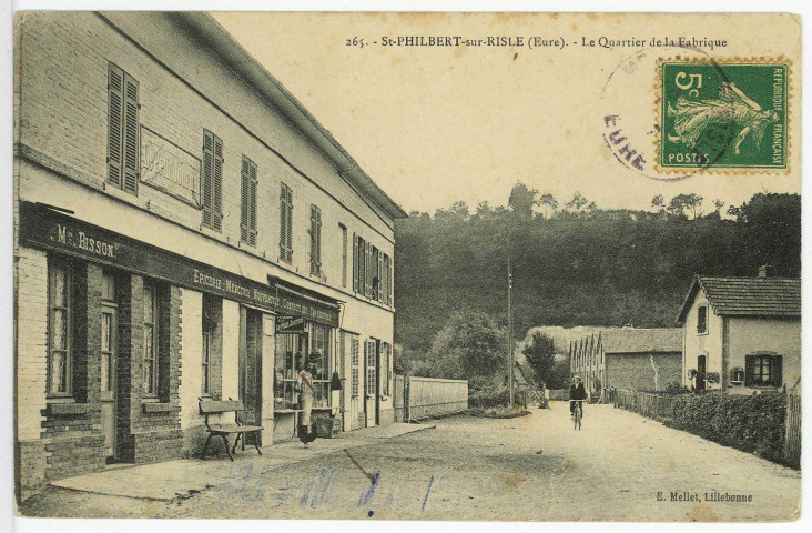 Saint-Philbert-sur-Risle. Le Quartier de la Fabrique.