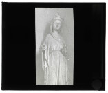 Église de Bézu-la-Forêt (Eure), statue de Sainte-Catherine.