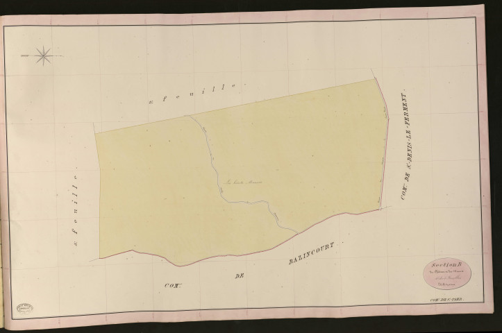 Saint-Paër. Section B _ du Château et des Maunis _ 4e de 5 Feuilles