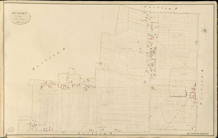 Baux-de-Breteuil (Les). Section C _ de Noyon _ Feuille Unique