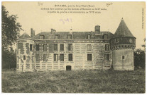 Gros-Theil (Le). Houlbec, près Le Gros-Theil (Eure). - Château fort construit par les Comtes d'Harcourt au XIIIe siècle, la partie de gauche a été reconstruite au XVIe siècle.