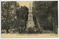 Vernon-Ville. Monument de l'Ardèche.
