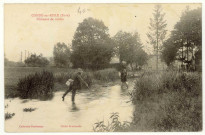Condé-sur-Risle. Pêcheurs de truites.