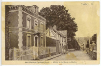 Saint-Pierre-de-Cernières. Route de la Barre en-Ouche.