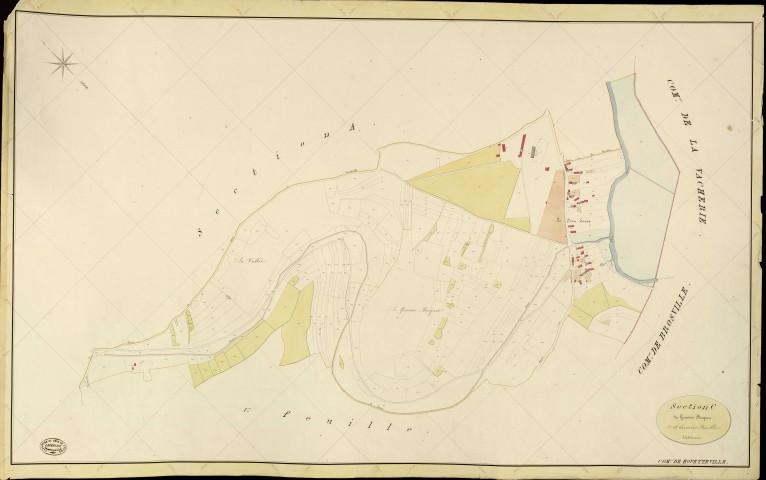 Houetteville. Section C _ du Gravier Bocquet _ 2e et dernière Feuille