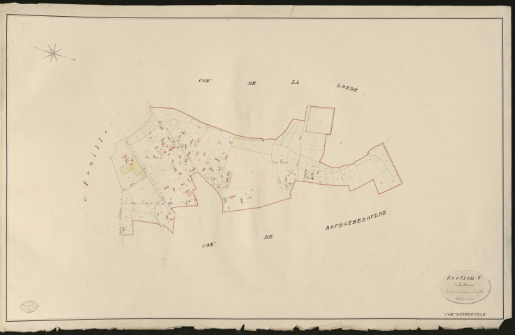 Infreville. Section C _ de la Poterie _ 2e et dernière Feuille