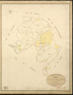 Minières (Les). Tableau d'assemblage _ du Plan Parcellaire de la Commune de Minières _ Canton de Damville - Evreux - Eure. _ Terminé sur le Terrain le 17 Aout 1839 , sous l'administration de M. de Monicault, Préfet _ M. Regnier, Maire _ sous la Direction de M. Garnier, Directeur des Contributions directes _ M. Le Fébure, Géomètre en Chef. _ Par M. Le Grain, Géomètre de 1re classe.