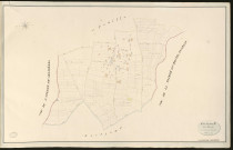 Saint-Agan-de-Cernières. Section B _ de la Bellangère _ 2ème et dernière feuille _ Echelle de 1 à 2500