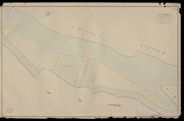 Tosny. Section G _ de la Côte des Elingues _ 5e et dernière Feuille