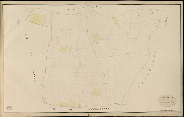 Tillières-sur-Avre. Section A _ des Tertres _ 2e et dernière Feuille