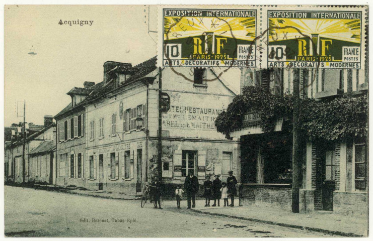 Acquigny. Route de Louviers.