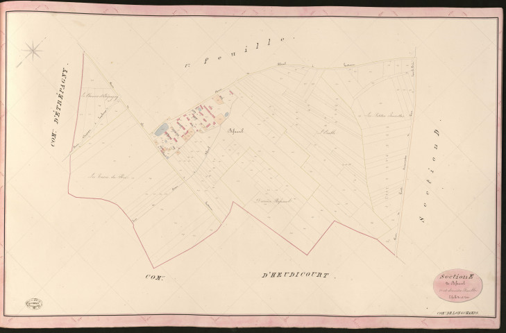 Longchamps. Section E _ de Bifauvel _ 2e et dernière Feuille