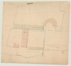 Evreux _Séminaire Saint-Taurin. _ "Plan (légendé) en masse des bâtiments du Grand Séminaire d'Evreux dont les couleurs désignent ceux récemment construits et les anciens."
