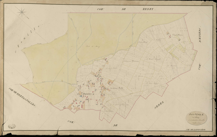 Boissière (La). Section A _ du Village _ 2e et dernière Feuille
