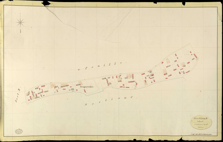 Feuguerolles. Section D _ du hamel _ 3e et dernière Feuille
