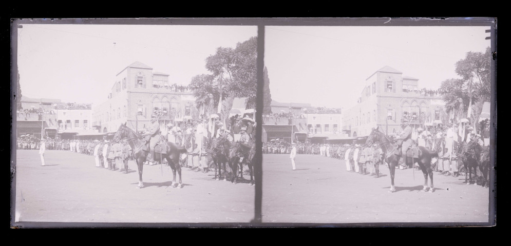 Cérémonie militaire française du 14 juillet à Beyrouth (Liban).