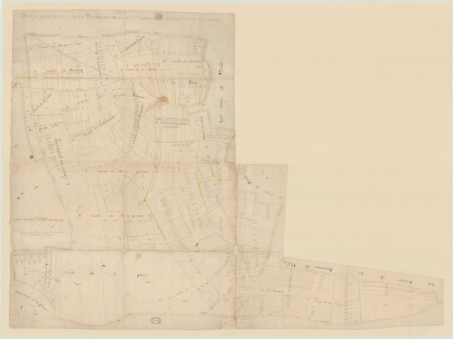 Saint-Pierre-de-Bailleul - Plans de la paroisse. *