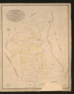 Foulbec. Tableau d'assemblage _ du Plan Parcellaire de la Commune de Foulbec _ Canton de Beuzeville - Pontaudemer - Eure. _ Terminé sur le terrain le 28 octobre 1833, sous l'administration de M. A Passy, Préfet _ M. Réquier, maire _ en sous la Direction de M. Marel, Directeur des Contributions directes. _ M. Le Fébure, Géomètre en Chef. _ Par M. Caffin, Géomètre de 1re classe.
