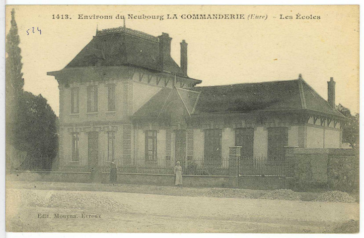 Sainte-Colombe-la-Campagne. Les Ecoles.