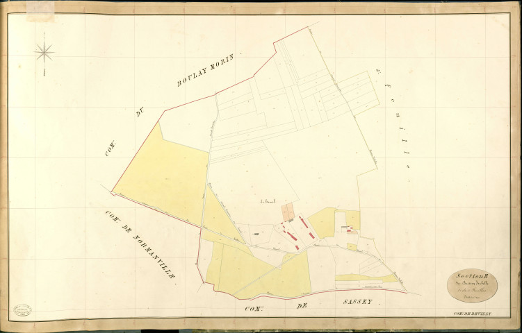 Reuilly. Section E _ du Buisson Isabelle _ 1re de 2 Feuilles